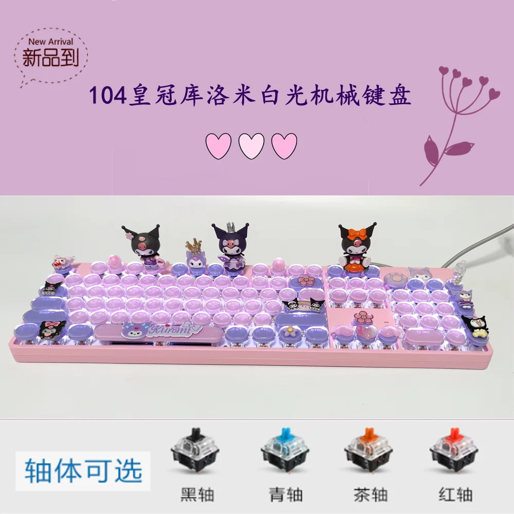 Sanrio Cartoon Mechanical Keyboard