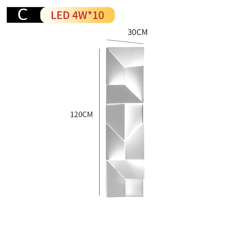 Led Geometric Wall Lamp