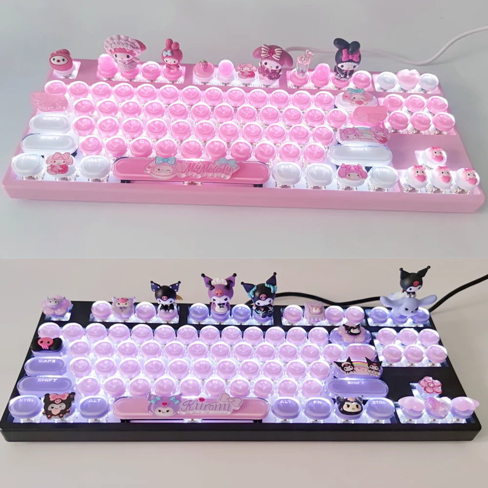 Sanrio Cartoon Mechanical Keyboard