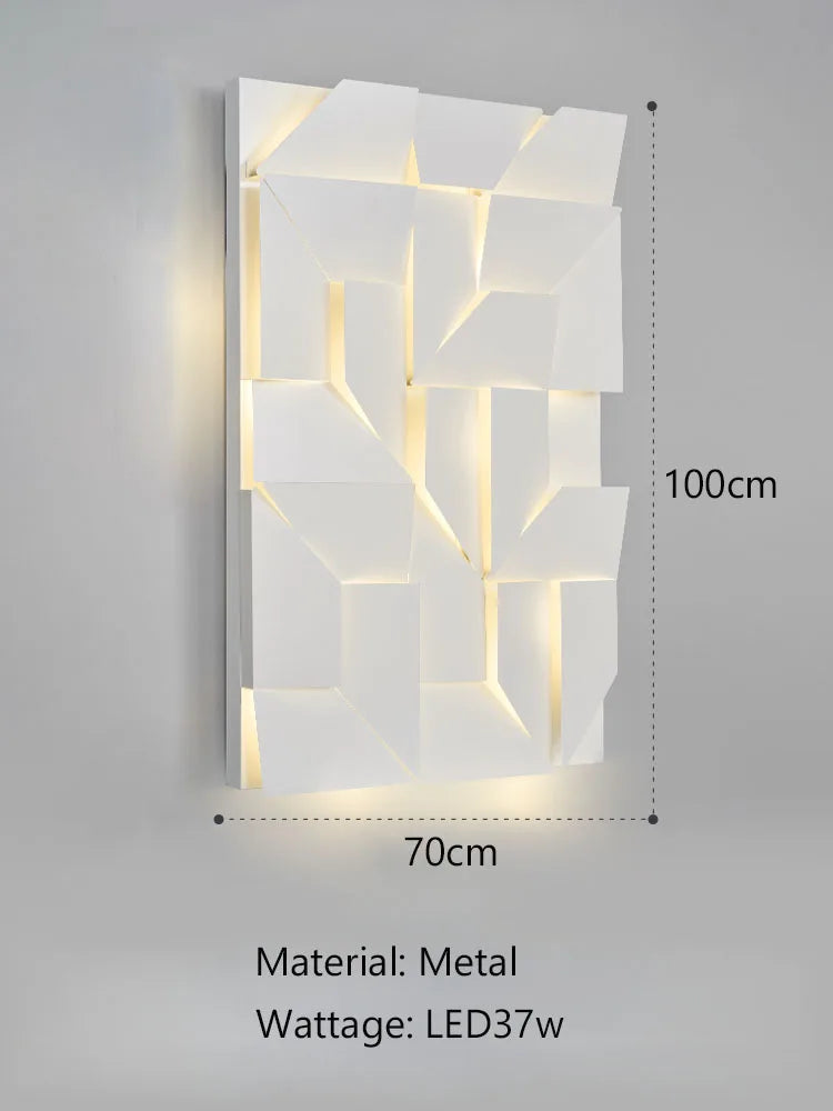Led Geometric Wall Lamp