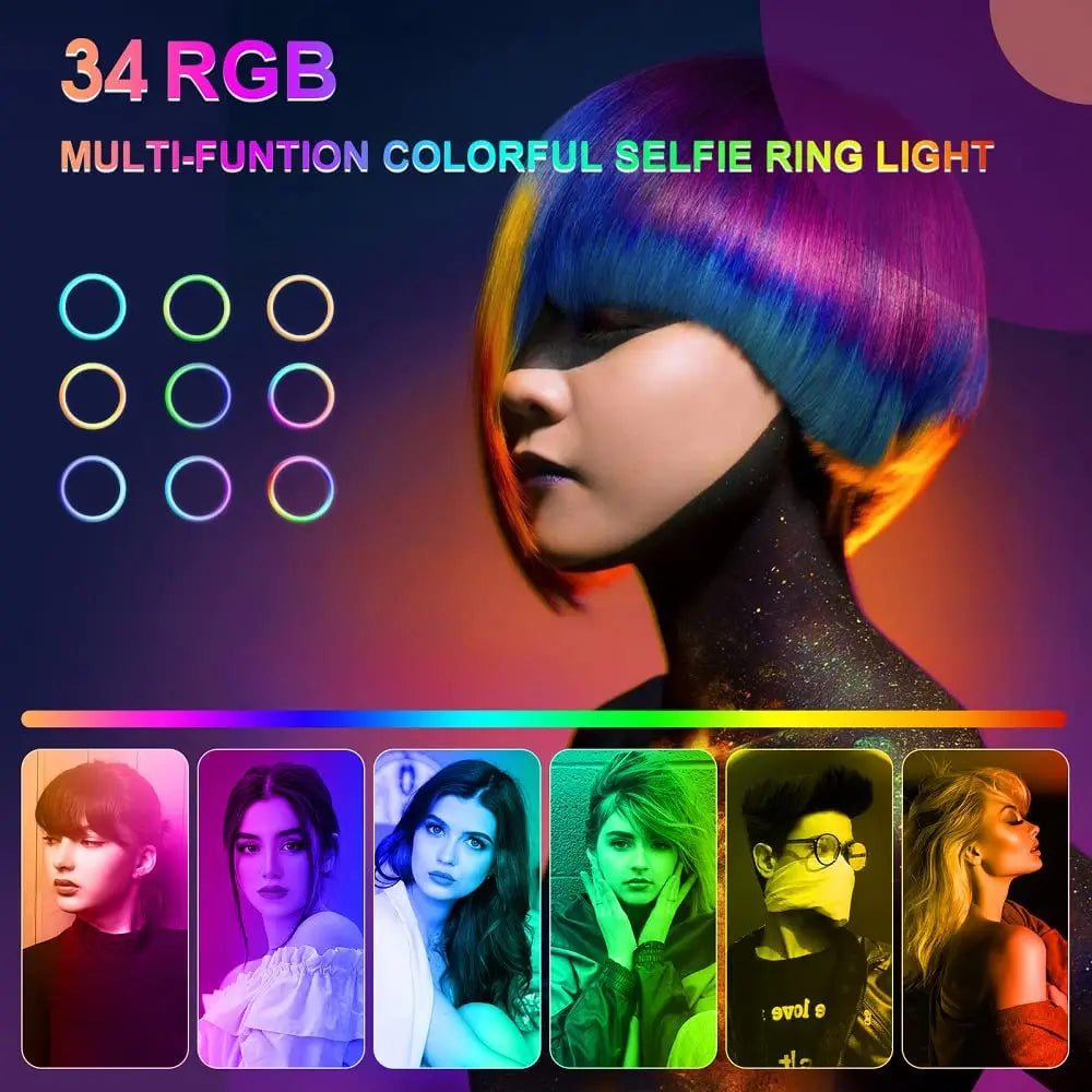 RGB Selfie Ring Light
