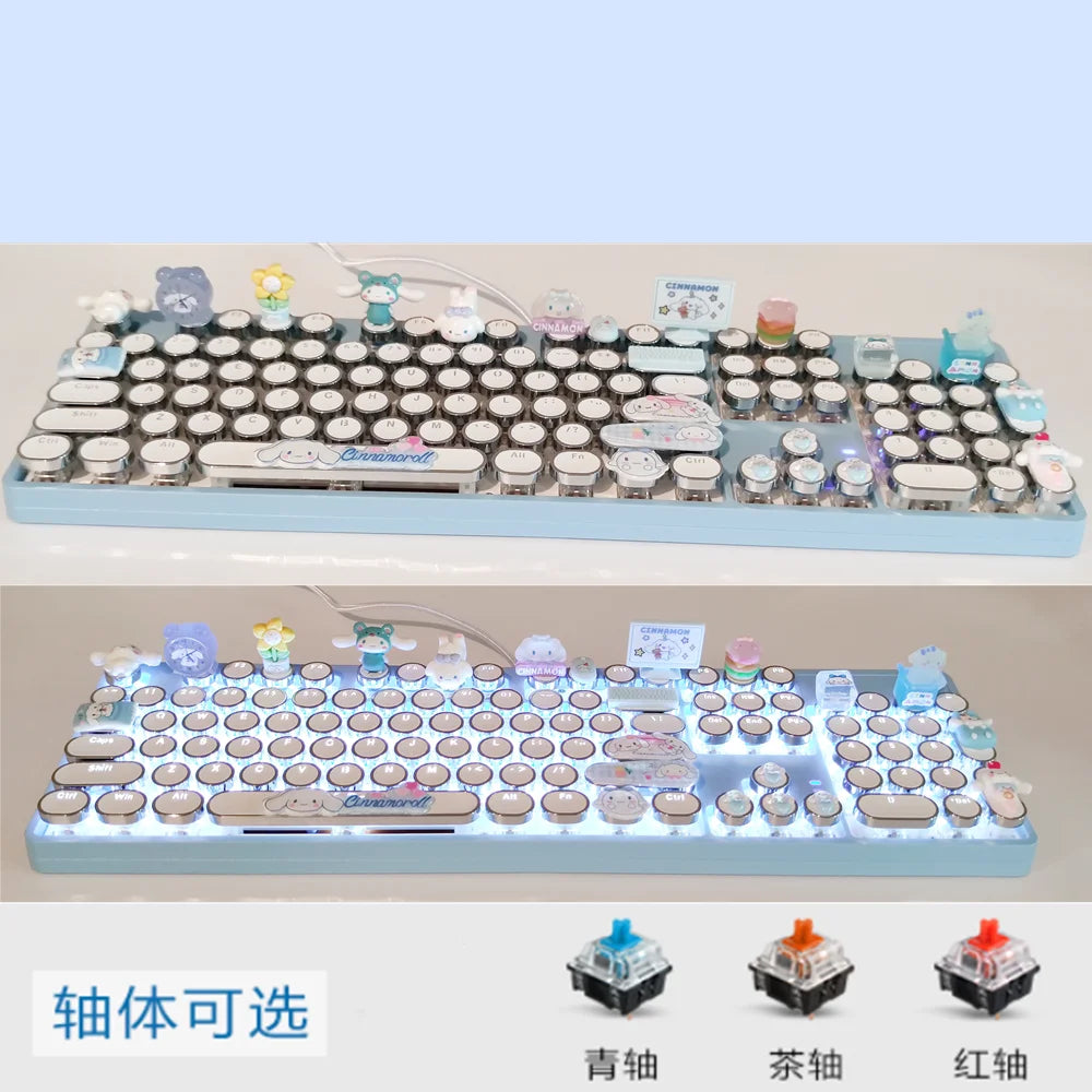 Sanrio Cartoon Mechanical Keyboard