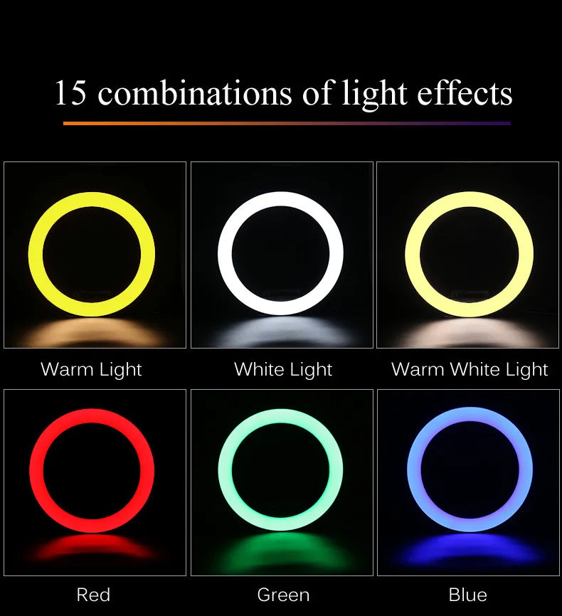 RGB Selfie Ring Light