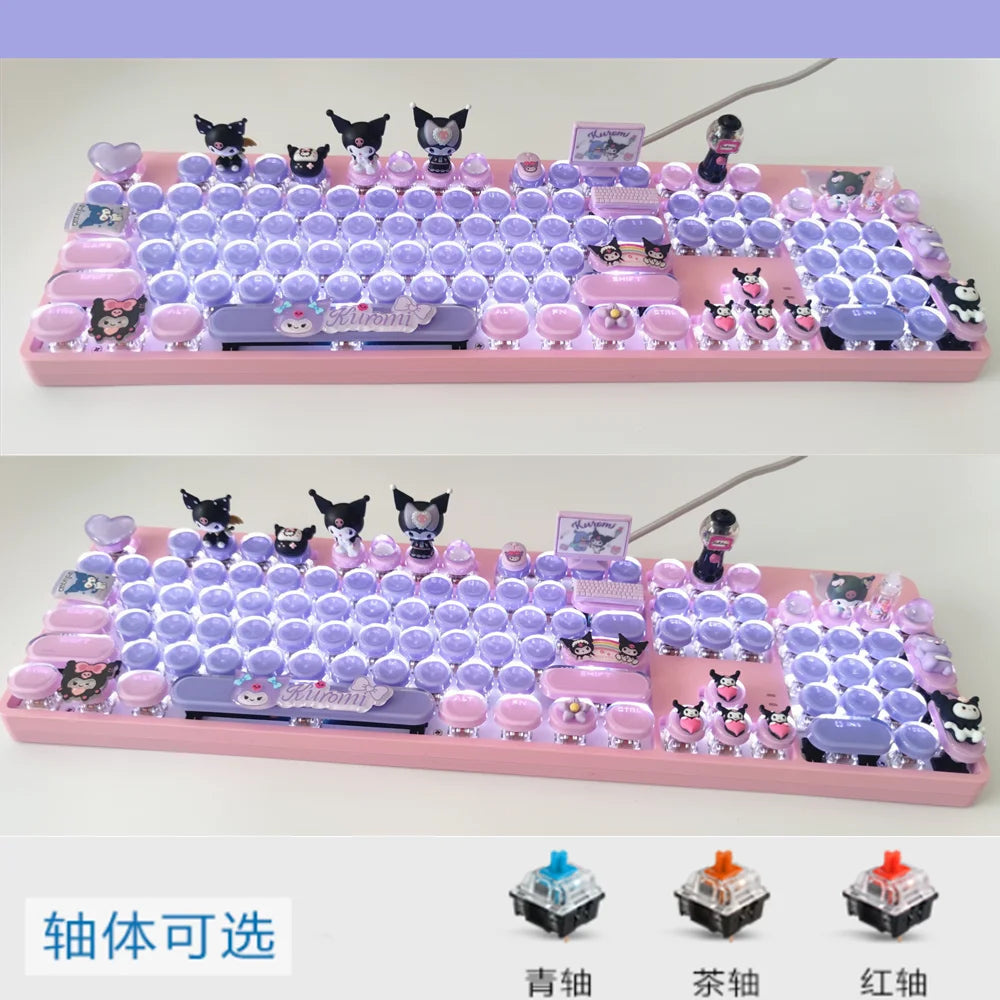 Sanrio Cartoon Mechanical Keyboard