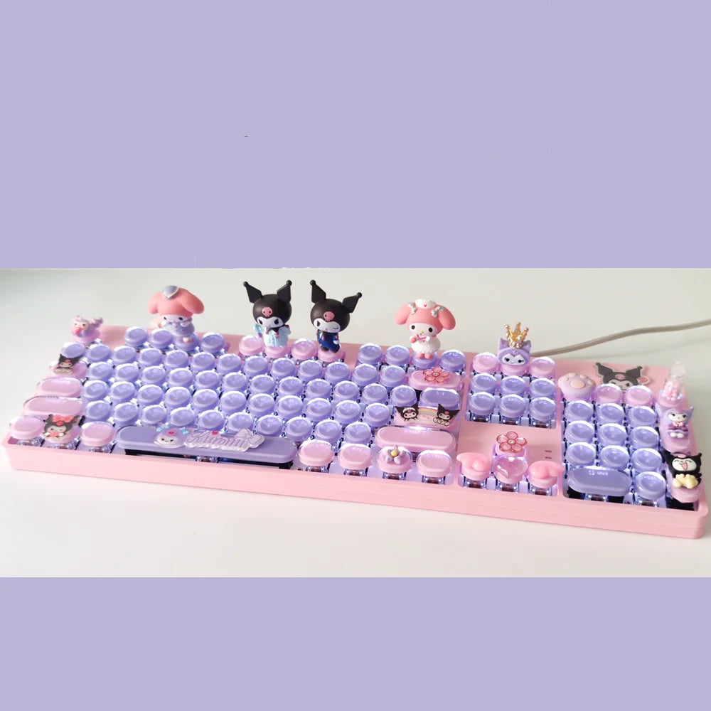Sanrio Cartoon Mechanical Keyboard