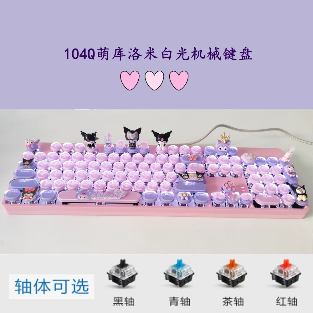 Sanrio Cartoon Mechanical Keyboard