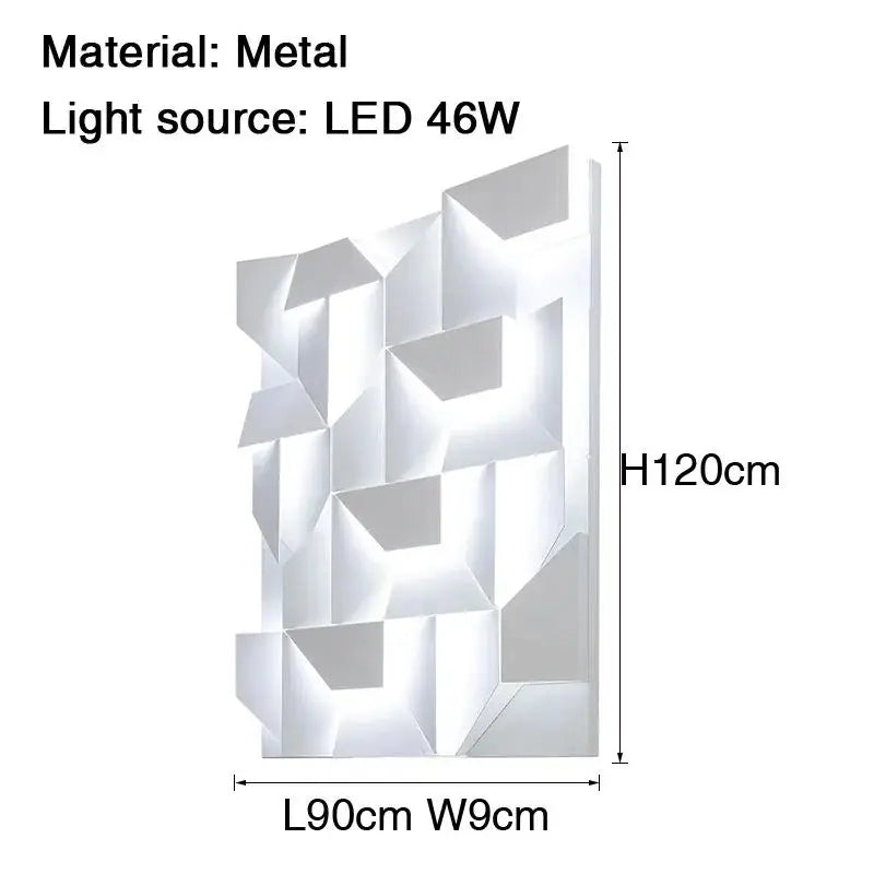 Led Geometric Wall Lamp