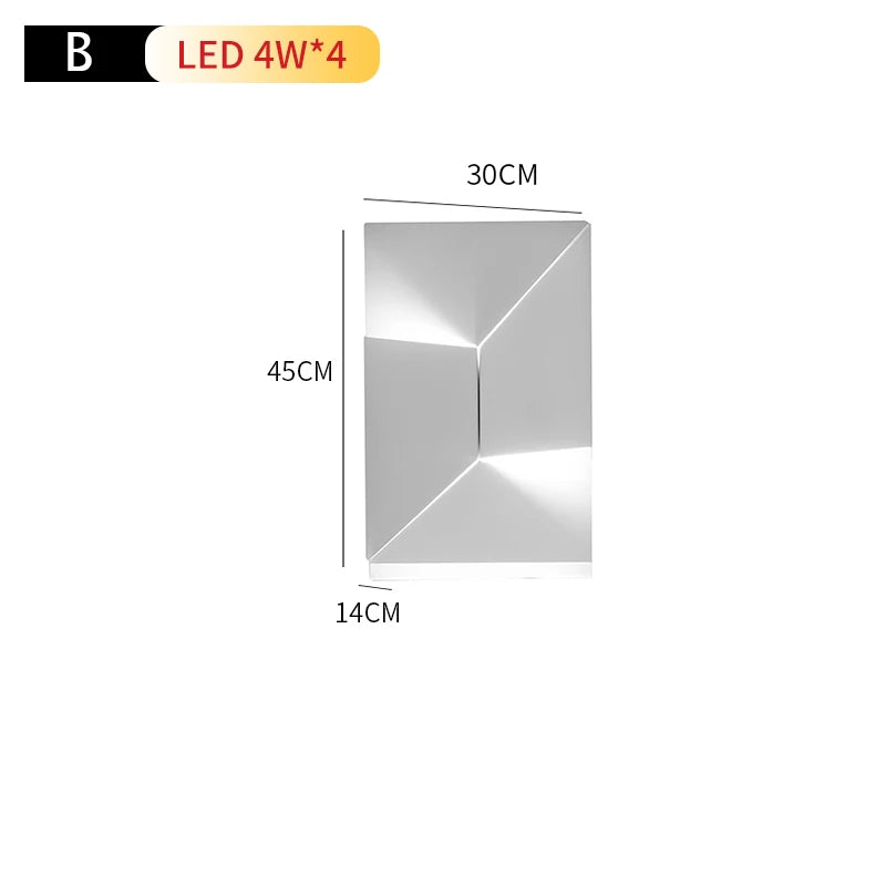Led Geometric Wall Lamp