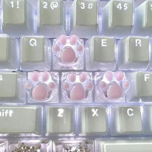 Translucent Cat Paw Keycap