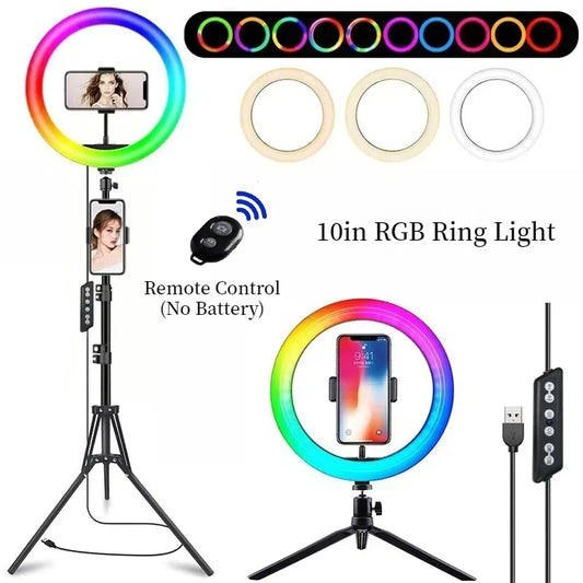 RGB Selfie Ring Light